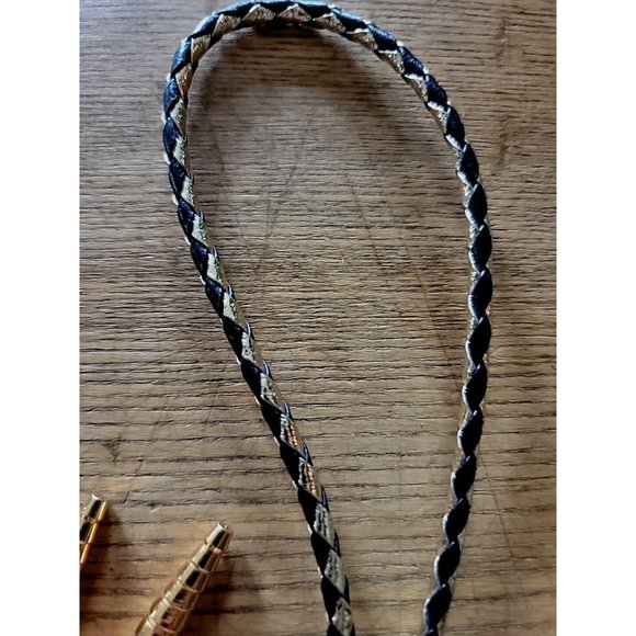 10K Black Hills Gold Co. Grape Cluster Bollo Tie With Infinity Symbol - Picture 3 of 5